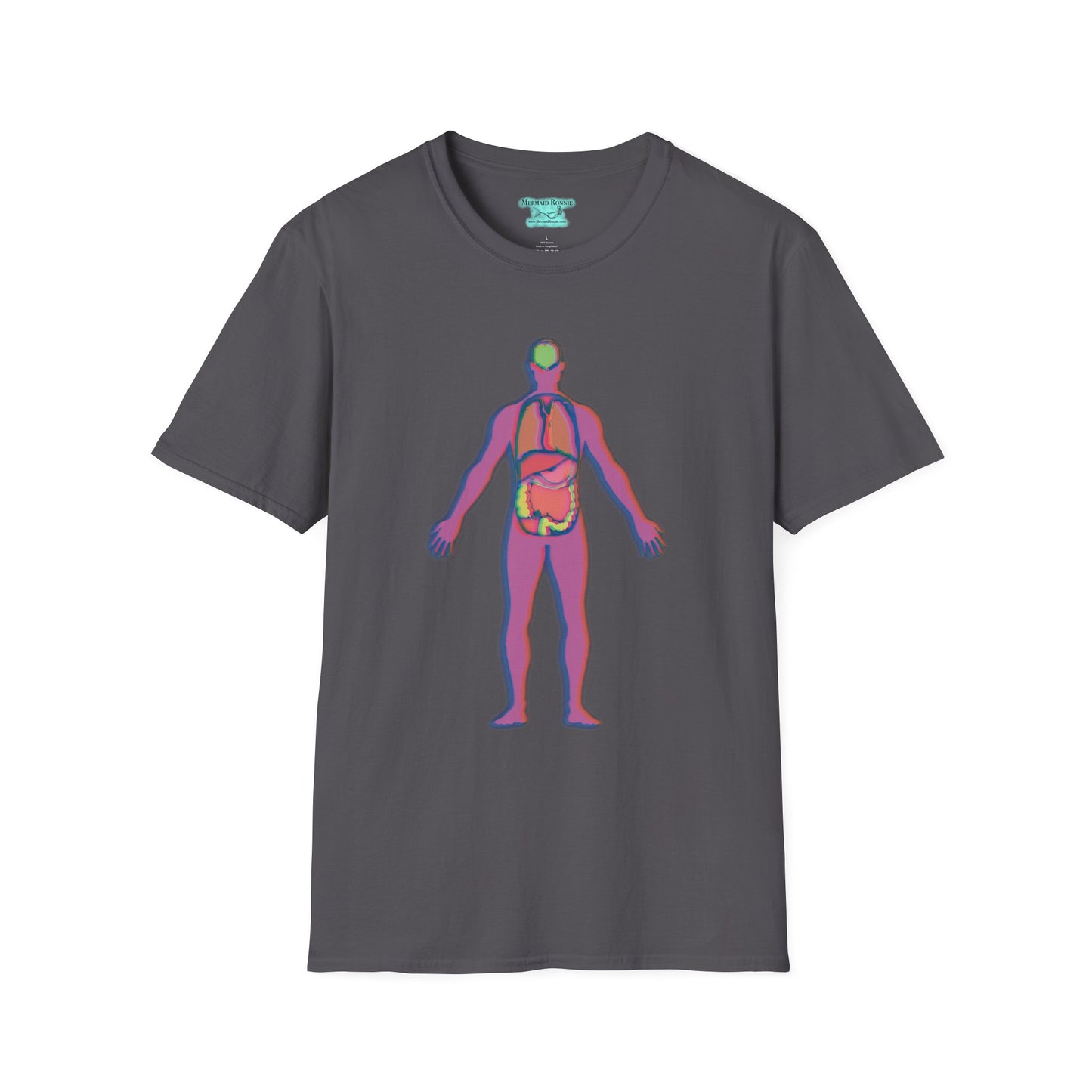 Human Anatomy Graphic T-Shirt, Unisex Internal Organs Tee, Biology Gift