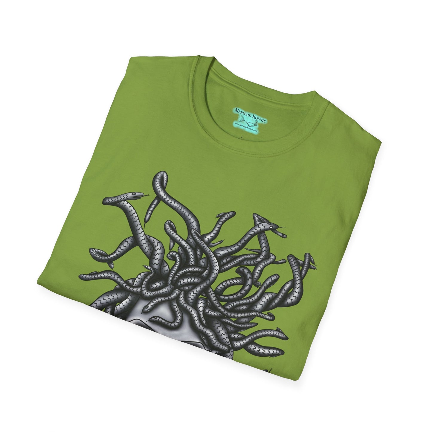 Medusa Graphic T-Shirt, Greek Mythology Tee, Unisex Gorgon Shirt