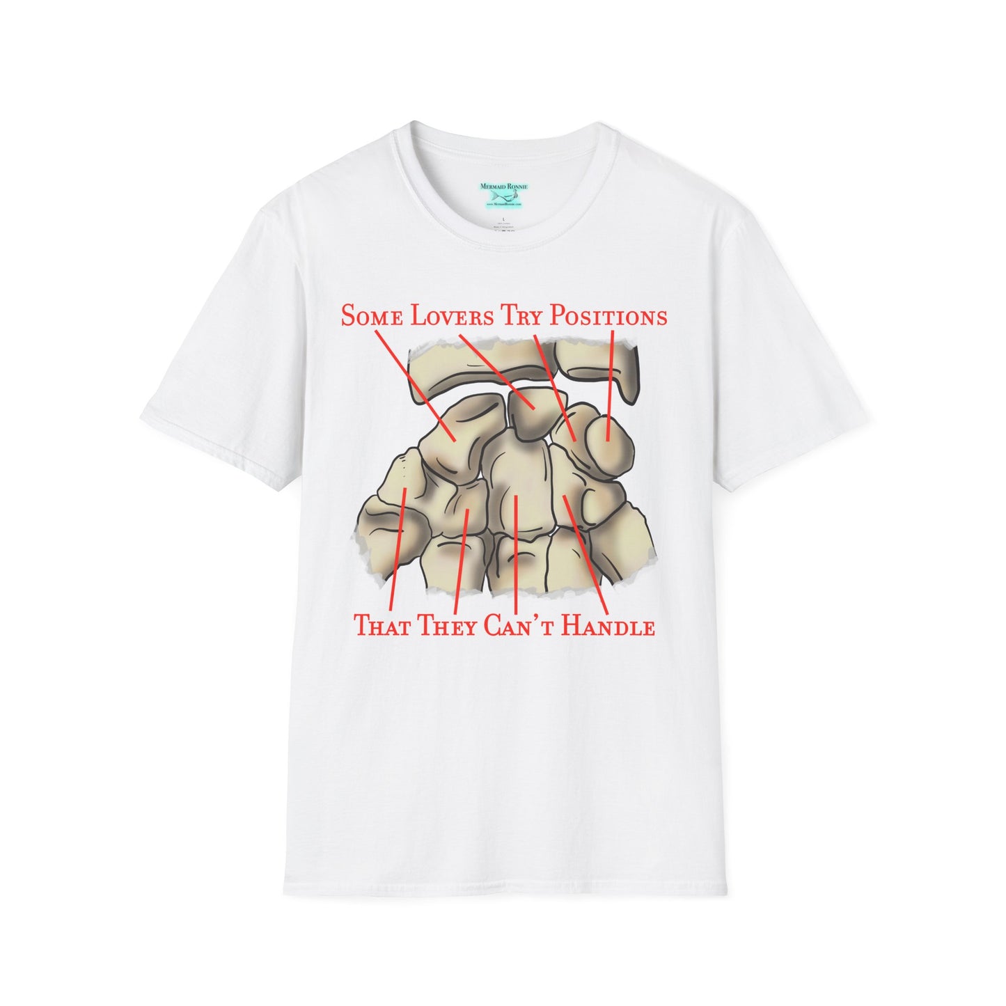 Funny Anatomy T-Shirt, Carpal Bones Mnemonic Graphic Tee, Some Lovers Try Positions That They Can’t Handle