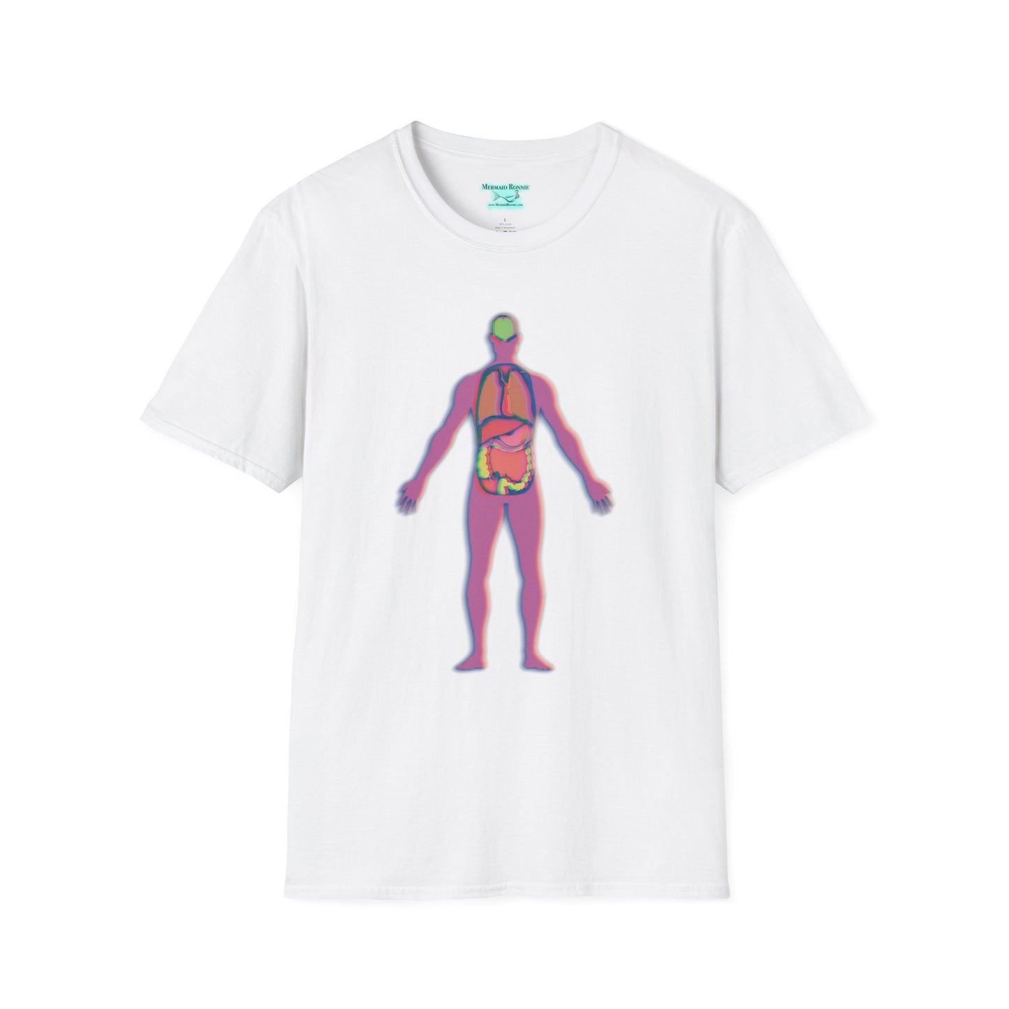 Human Anatomy Graphic T-Shirt, Unisex Internal Organs Tee, Biology Gift