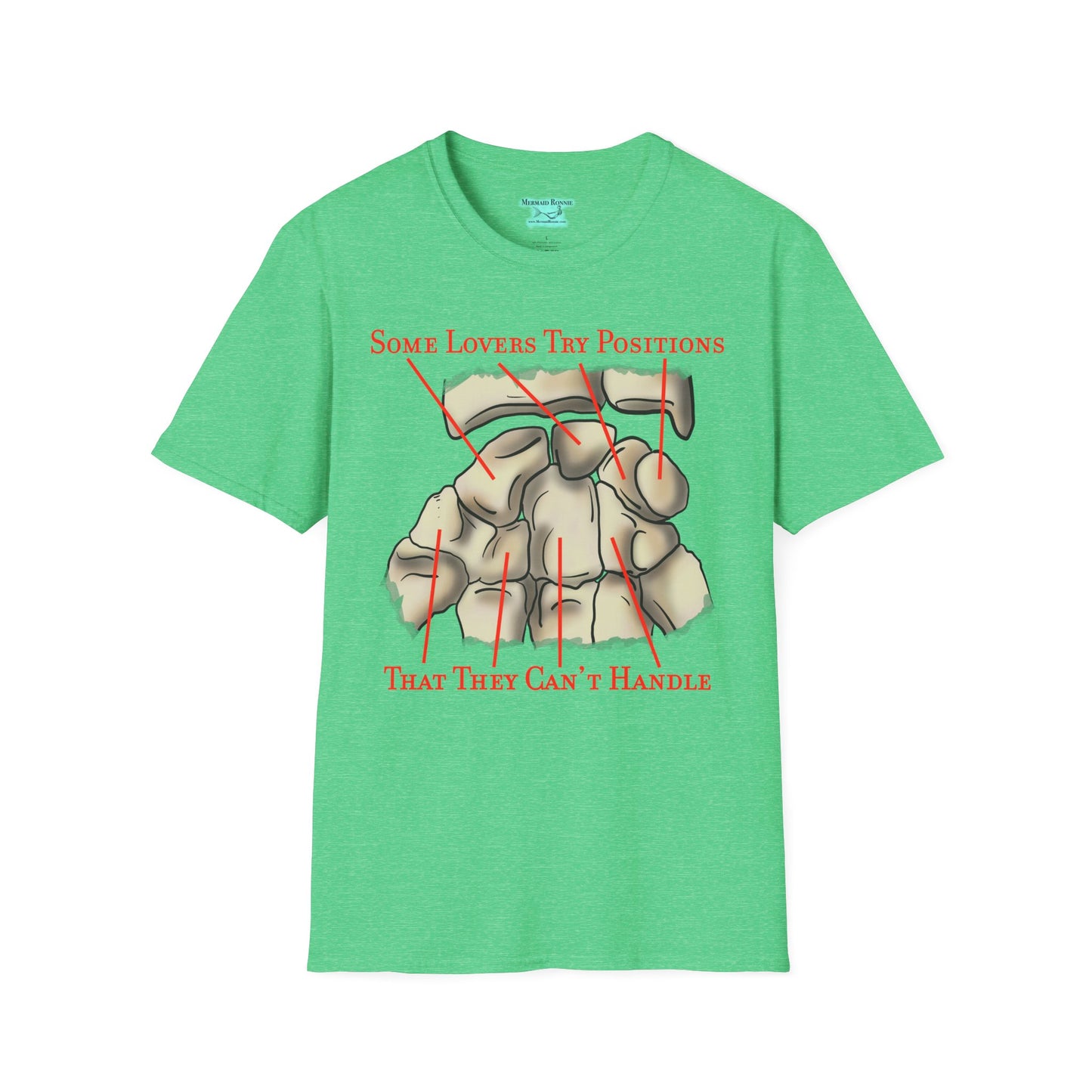 Funny Anatomy T-Shirt, Carpal Bones Mnemonic Graphic Tee, Some Lovers Try Positions That They Can’t Handle