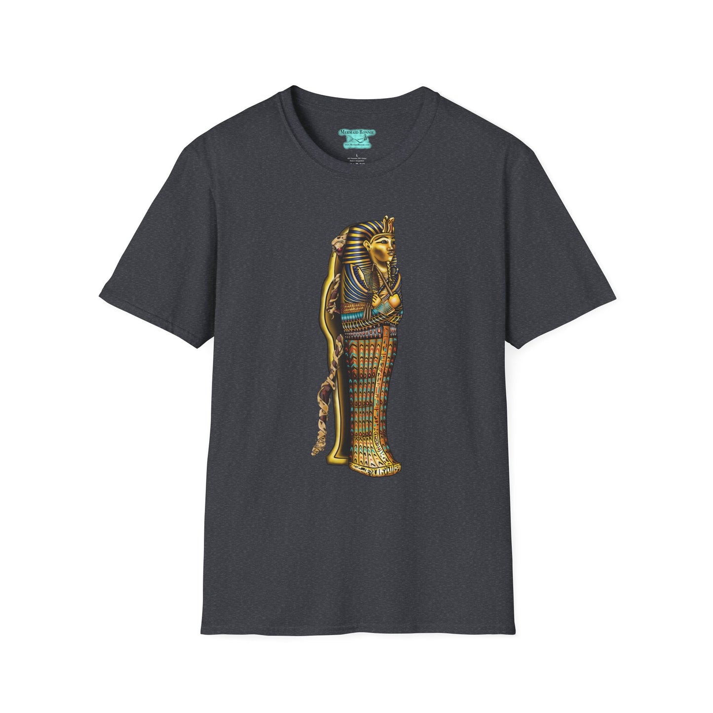 Egyptian Mummy Graphic T-Shirt, Unisex Sarcophagus Tee, Horror Movie Shirt