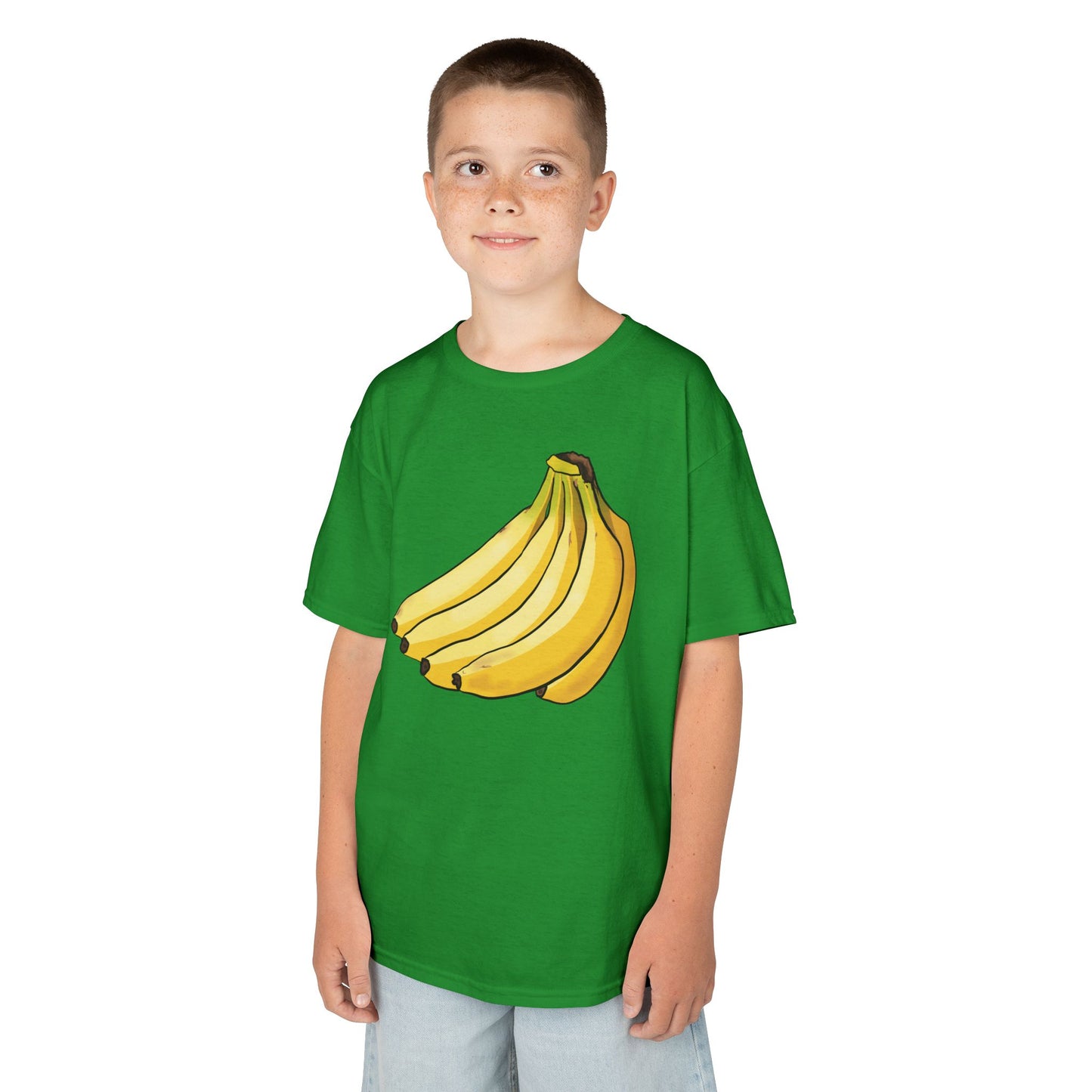 Kids Banana T-Shirt, Bunch of Bananas Graphic Tee, Unisex Short Sleeve