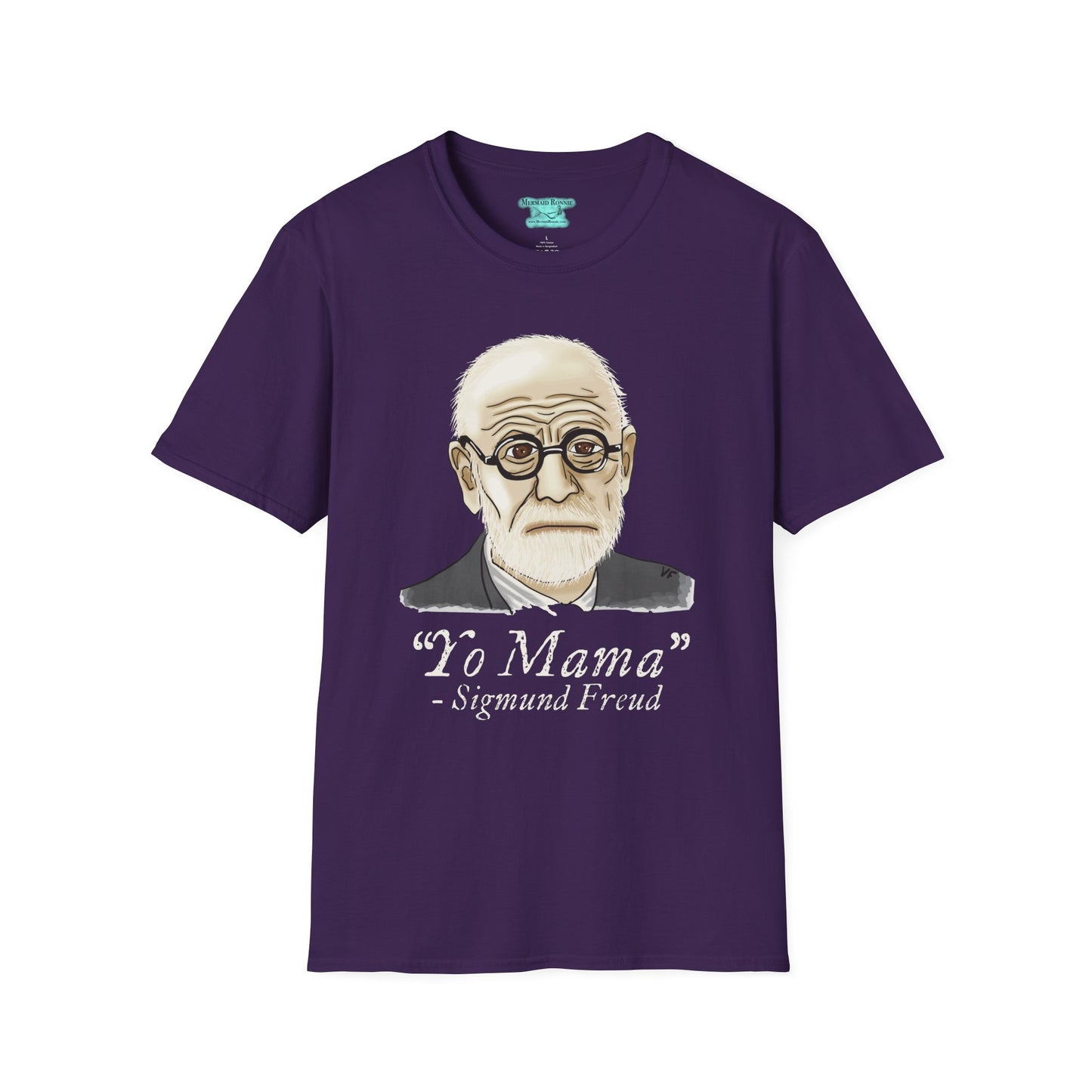 Funny Psychology T-Shirt, Sigmund Freud Graphic Tee, Yo Mama Joke, Unisex Short Sleeve