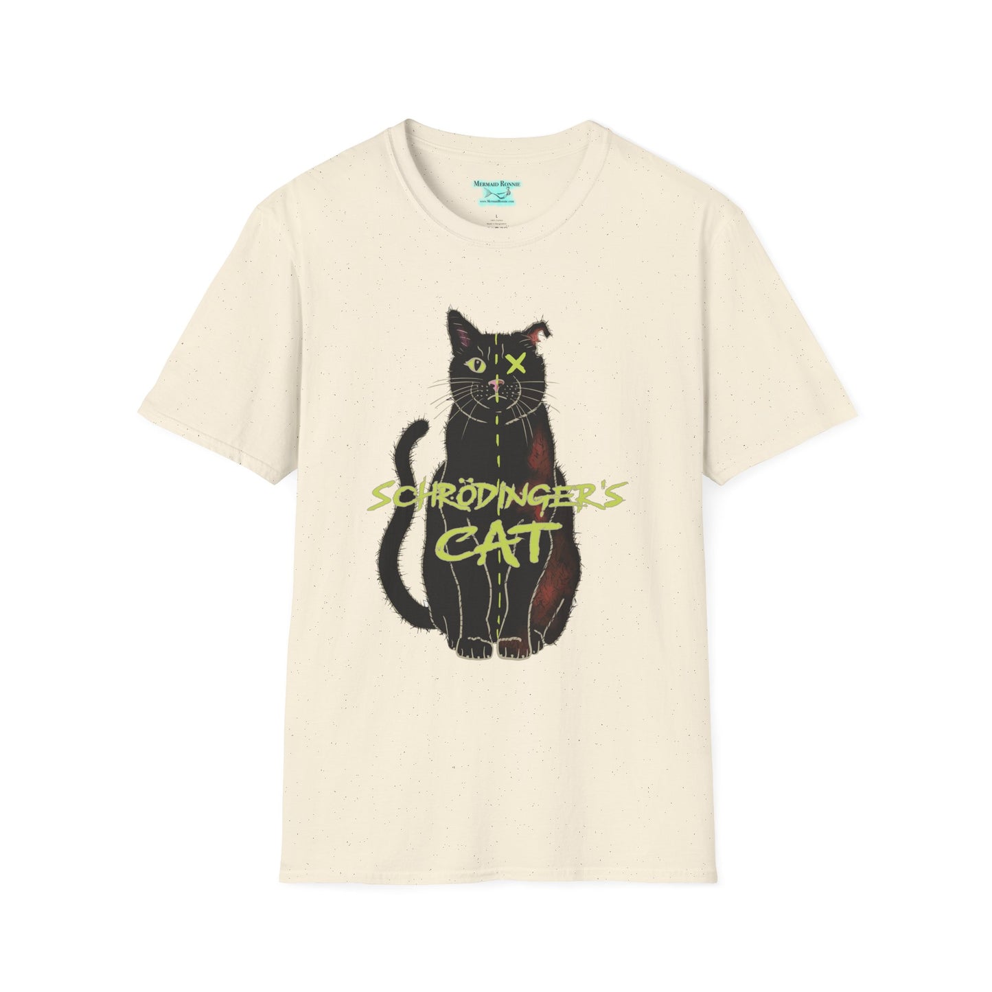 Schrodinger's Cat Graphic T-Shirt, Physics Unisex Short Sleeve Tee