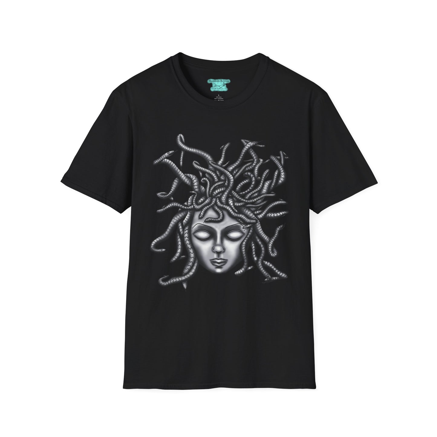 Medusa Graphic T-Shirt, Greek Mythology Tee, Unisex Gorgon Shirt