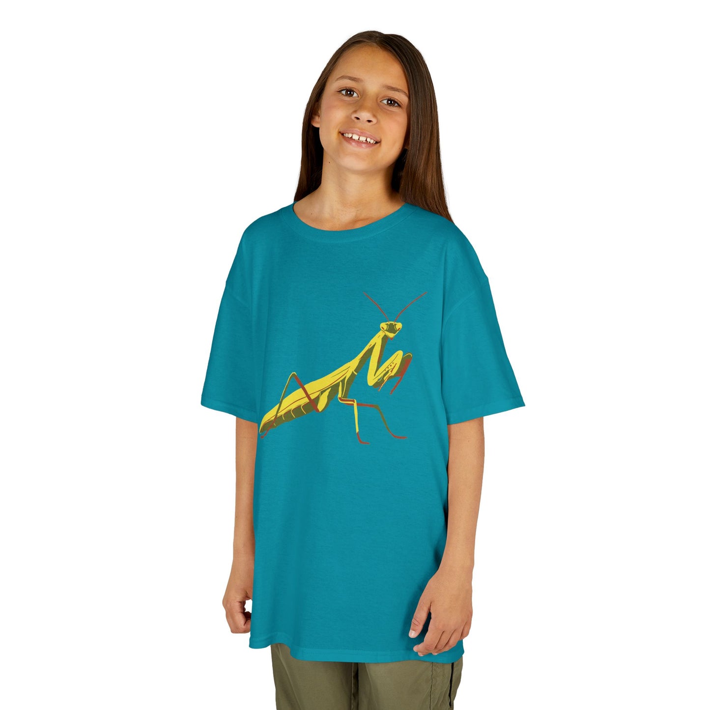 Kids Praying Mantis T-Shirt, Insect Graphic Tee, Children’s Unisex Short Sleeve