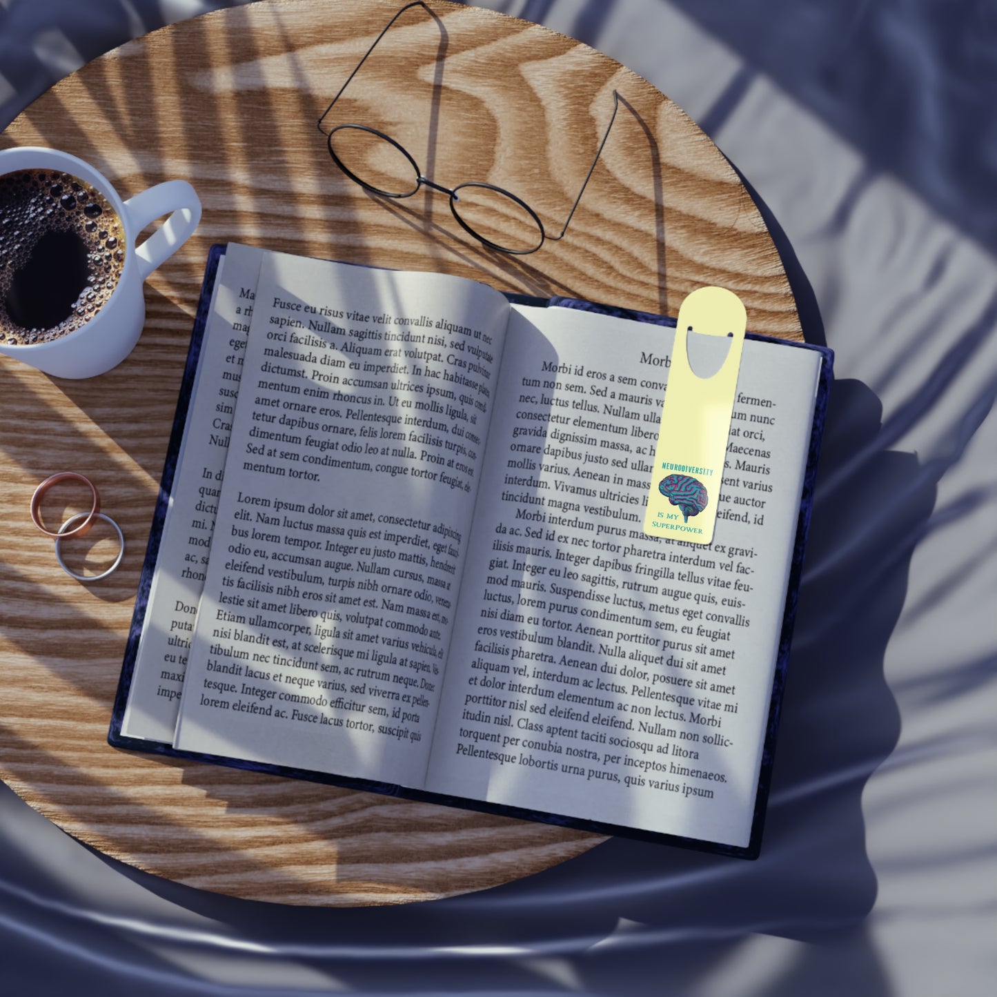 Neurodiversity Is My Superpower Aluminum Bookmark, Inspirational Page Marker, Autism and ADHD Acceptance