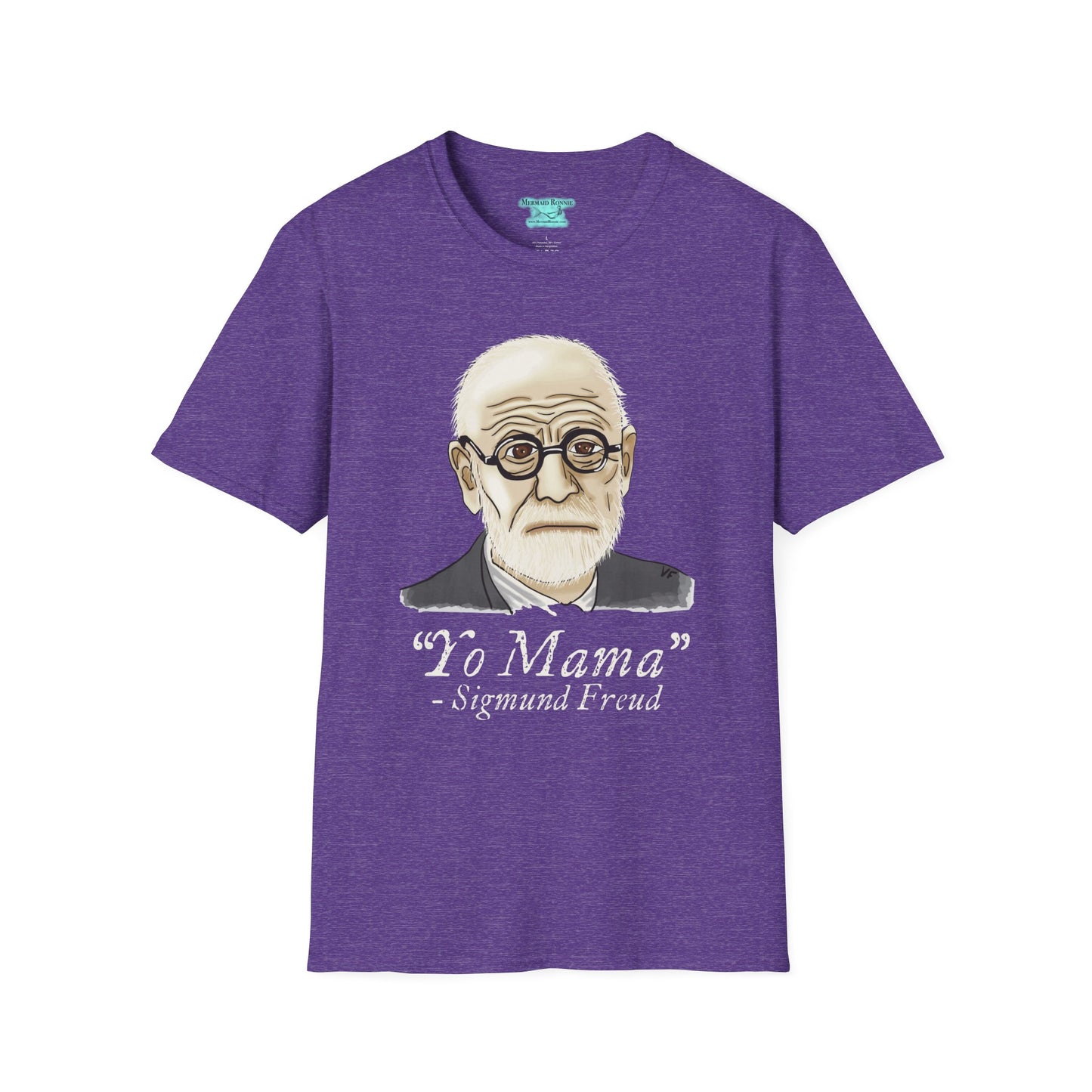 Funny Psychology T-Shirt, Sigmund Freud Graphic Tee, Yo Mama Joke, Unisex Short Sleeve