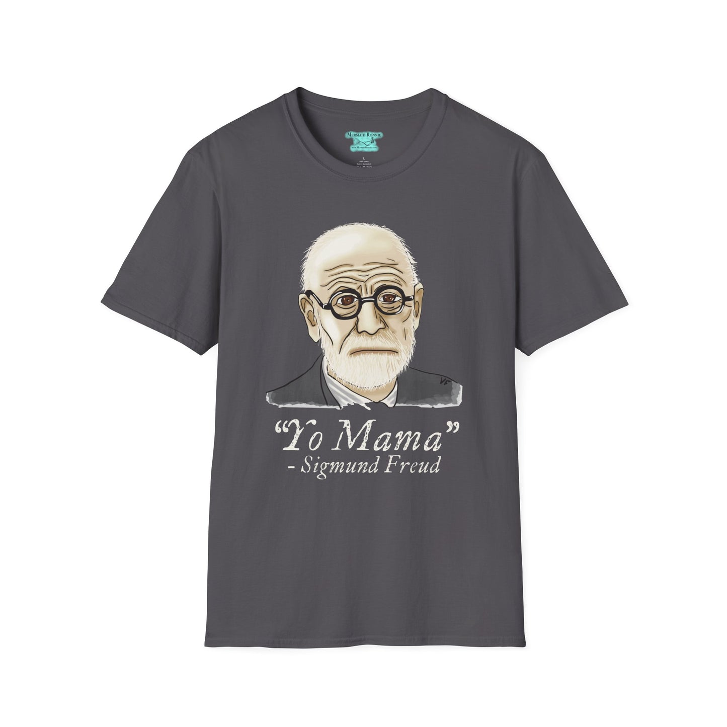 Funny Psychology T-Shirt, Sigmund Freud Graphic Tee, Yo Mama Joke, Unisex Short Sleeve