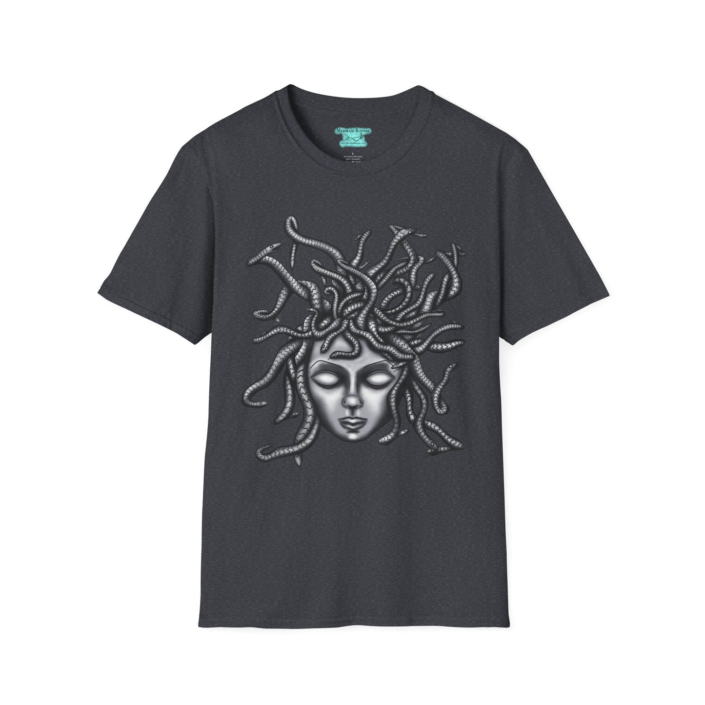Medusa Graphic T-Shirt, Greek Mythology Tee, Unisex Gorgon Shirt