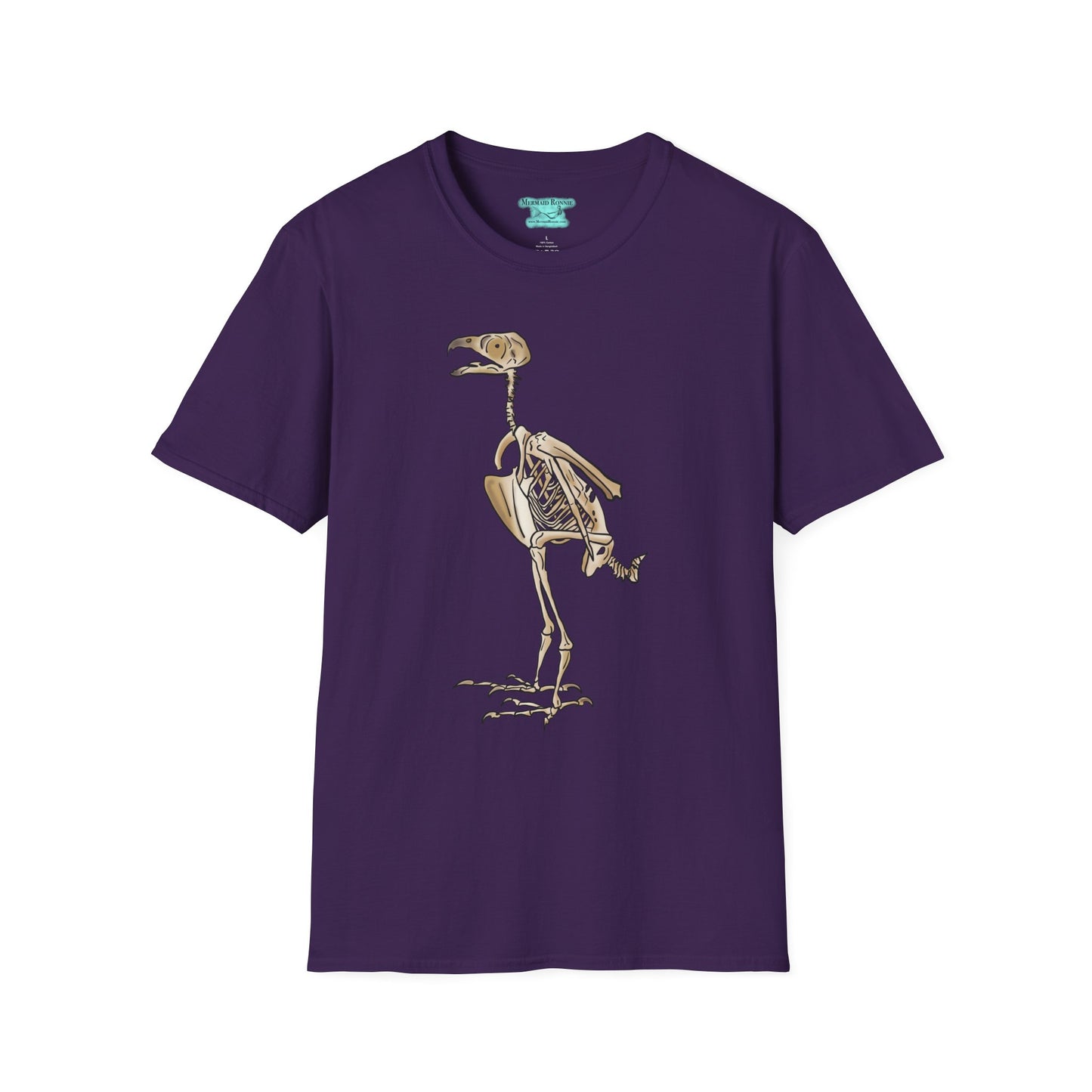 Peregrine Falcon T-Shirt, Bird Skeleton Graphic Tee, Unisex Short Sleeve
