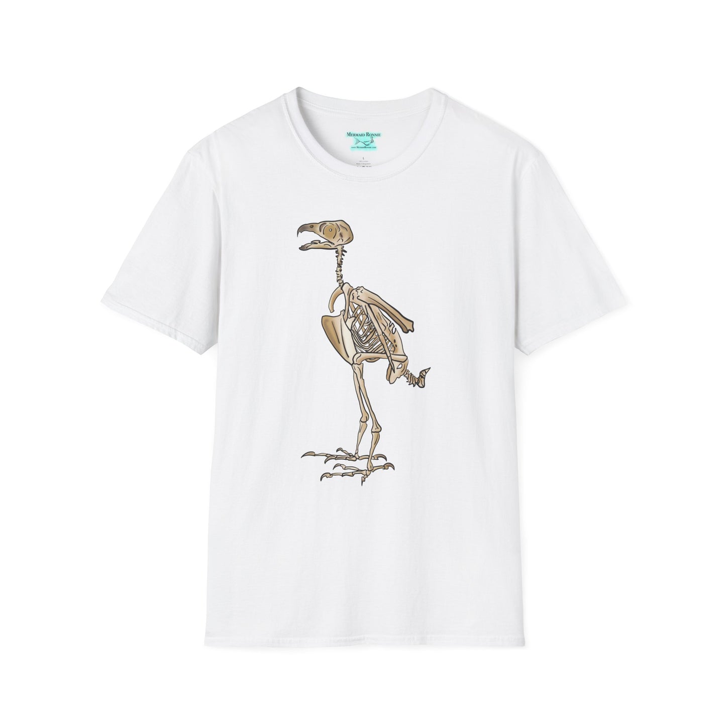 Peregrine Falcon T-Shirt, Bird Skeleton Graphic Tee, Unisex Short Sleeve