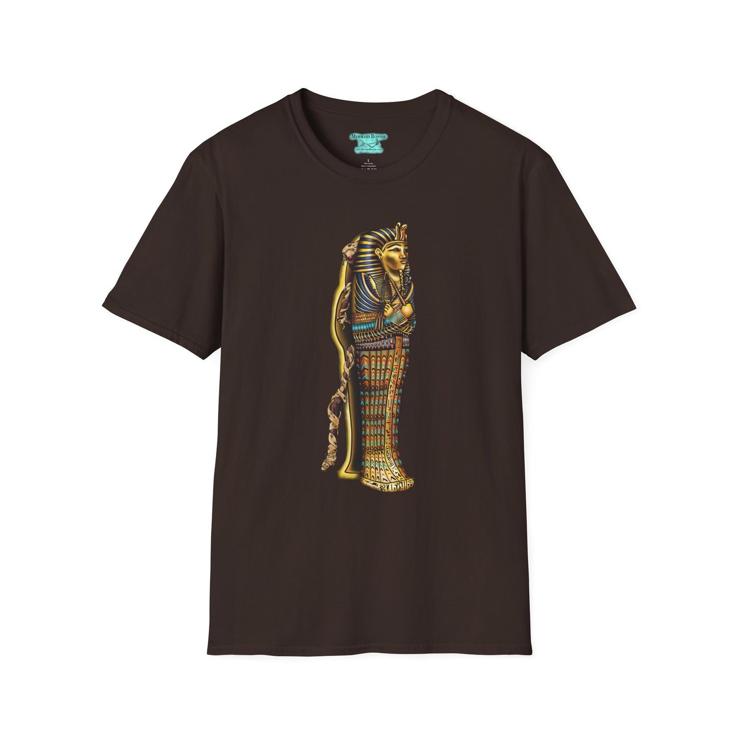 Egyptian Mummy Graphic T-Shirt, Unisex Sarcophagus Tee, Horror Movie Shirt