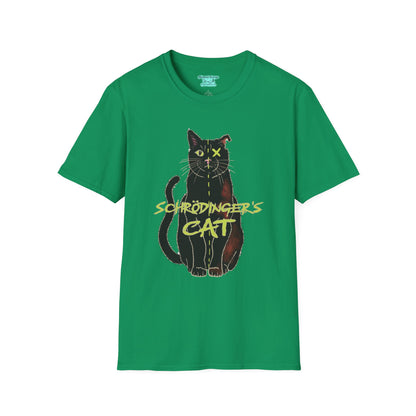 Schrodinger's Cat Graphic T-Shirt, Physics Unisex Short Sleeve Tee