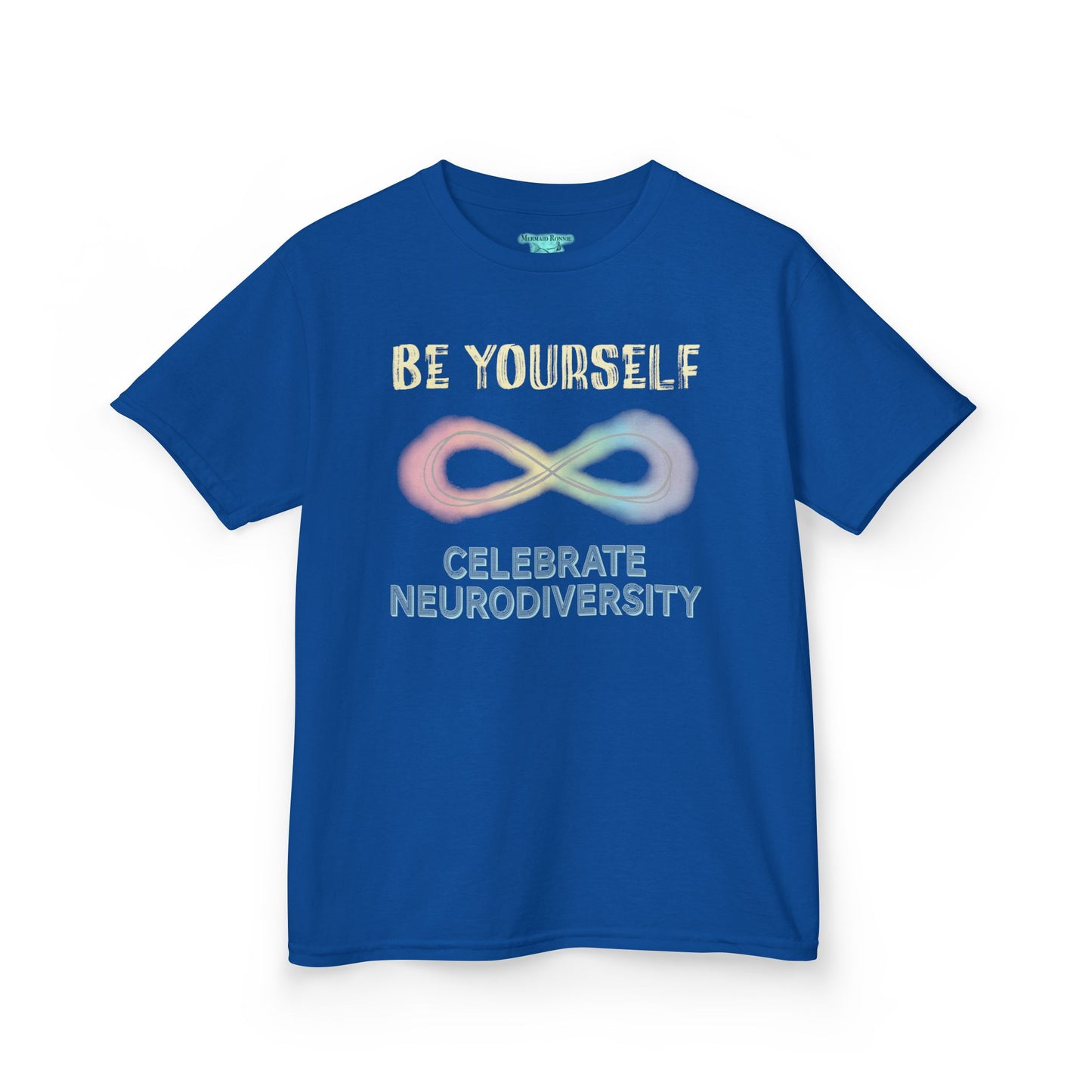 Neurodiversity T-Shirt For Kids, Inspirational Be Yourself Short Sleeve Tee, Autism and ADHD Acceptance
