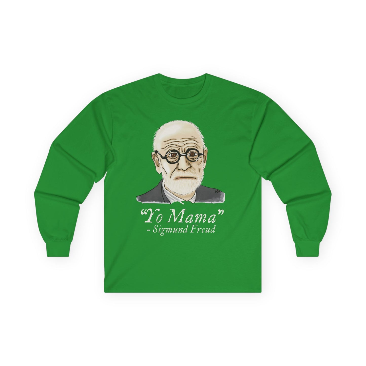 Sigmund Freud Long Sleeve T-Shirt, Funny Psychology Unisex Tee, Yo Mama Joke