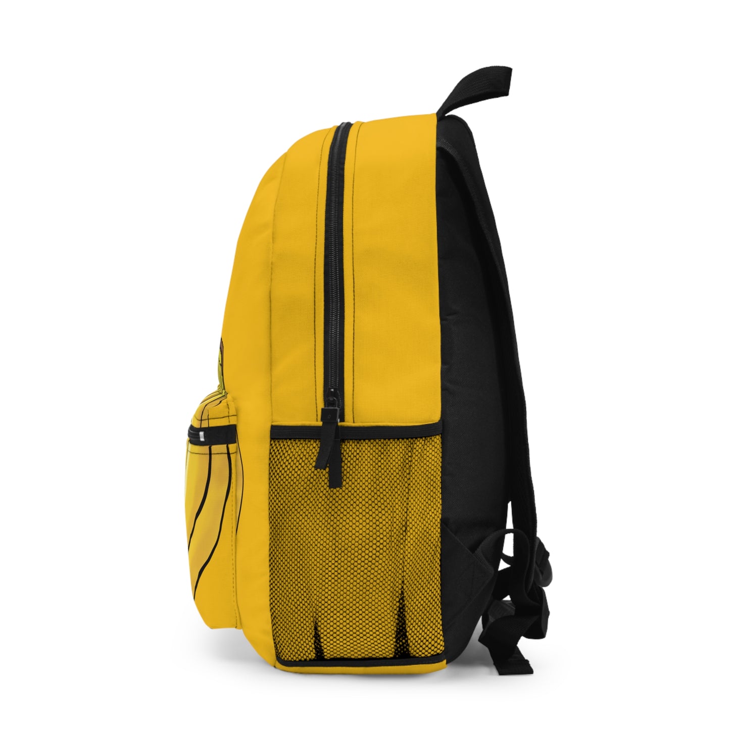 Banana Backpack, Yellow Canvas Backpack, Bunch of Bananas, School Bag