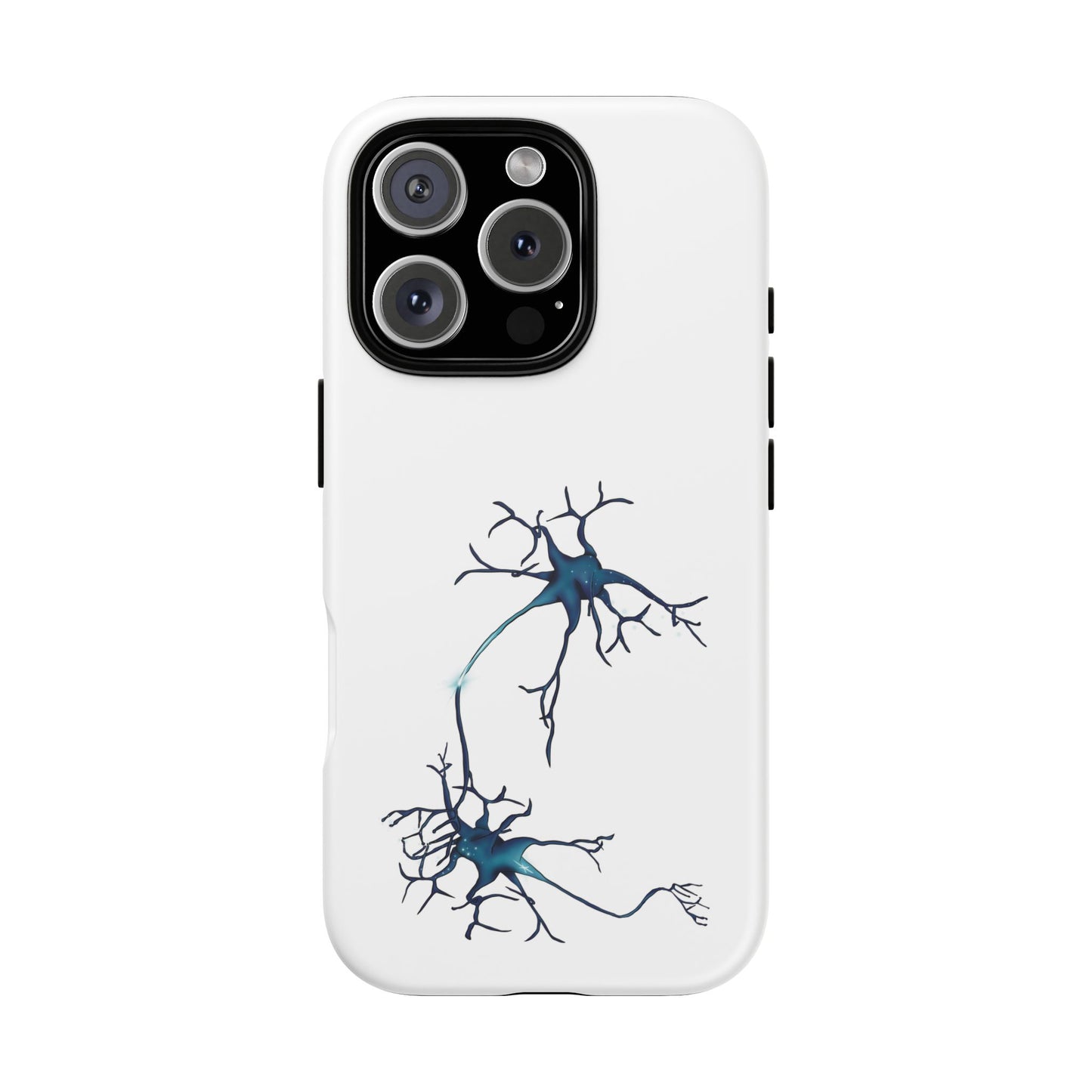 Neuron Phone Case, Neuroscience Protective Cover for iPhone, Google Pixel, Samsung Galaxy, White Anatomy Phone Case
