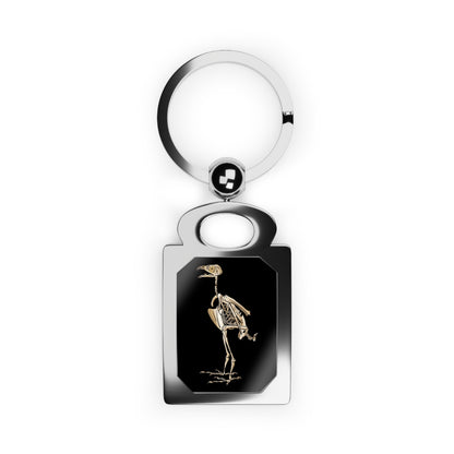 Peregrine Falcon Skeleton Keychain, Falconry Keyring, Bird Lover Gift