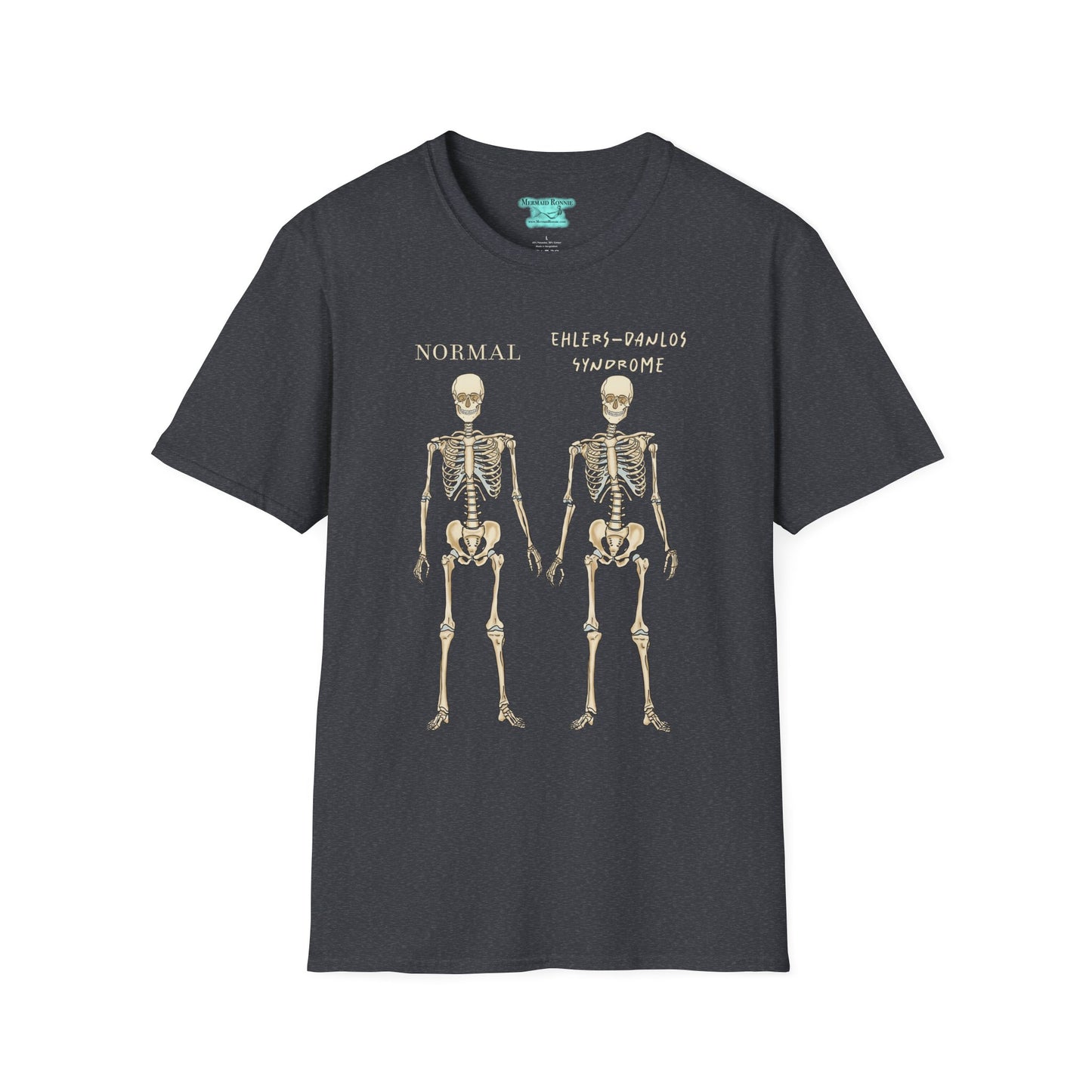 Ehlers-Danlos Syndrome Awareness T-Shirt, EDS Unisex Short Sleeve Graphic Tee, Zebra Gift