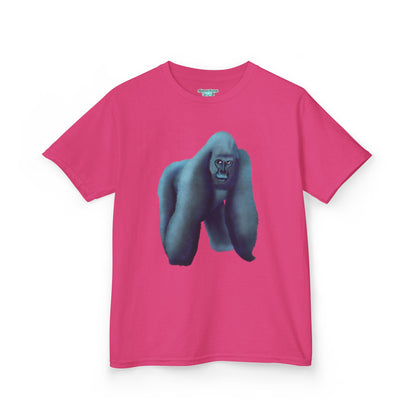 Kids Gorilla Graphic T-Shirt, Silverback Gorilla Shirt, Wildlife Unisex Short Sleeve Tee