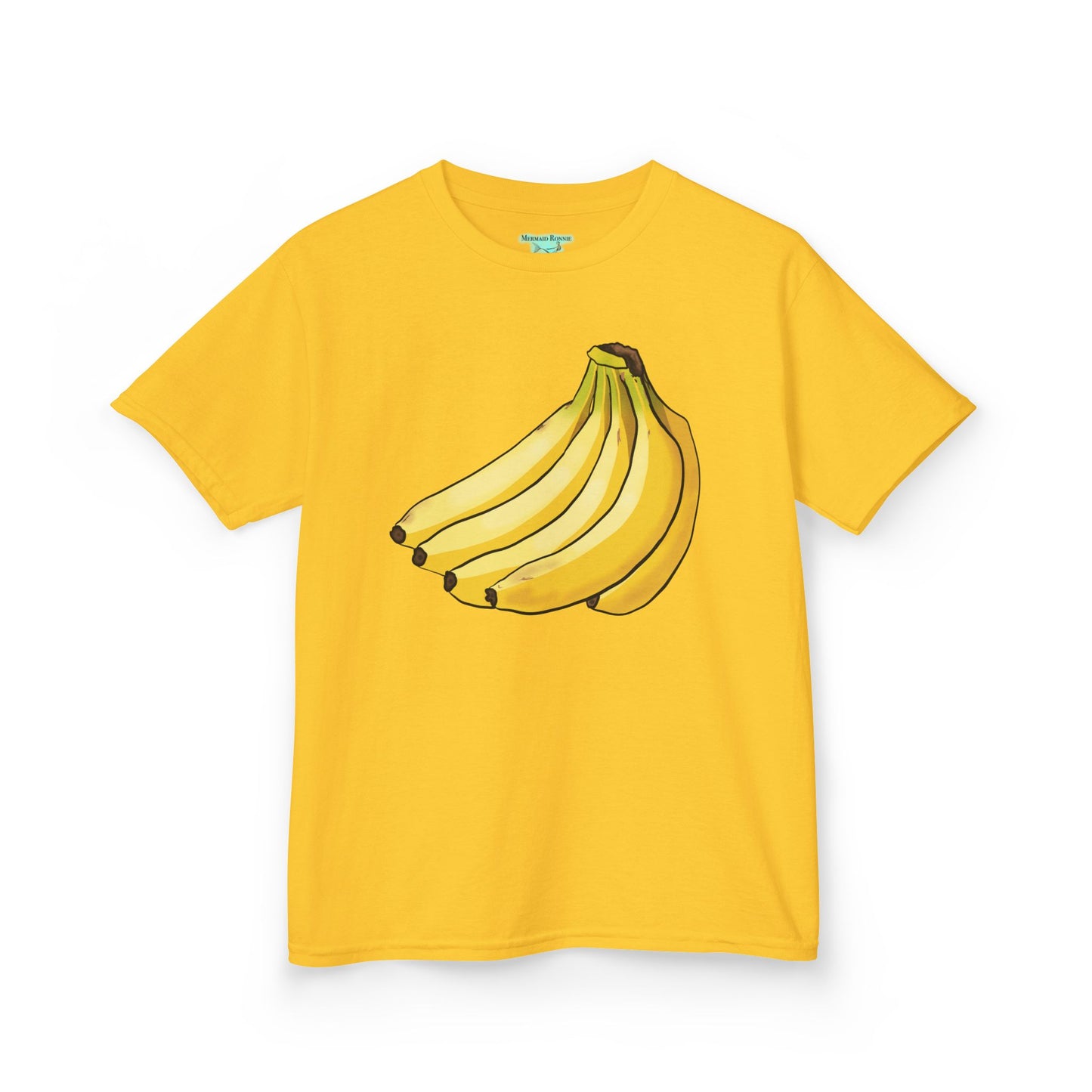 Kids Banana T-Shirt, Bunch of Bananas Graphic Tee, Unisex Short Sleeve