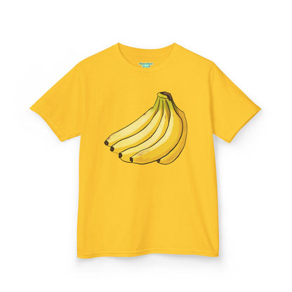 Kids Banana T-Shirt, Bunch of Bananas Graphic Tee, Unisex Short Sleeve