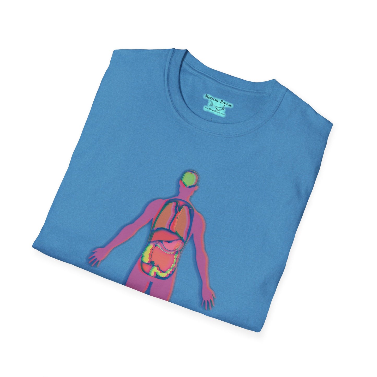 Human Anatomy Graphic T-Shirt, Unisex Internal Organs Tee, Biology Gift