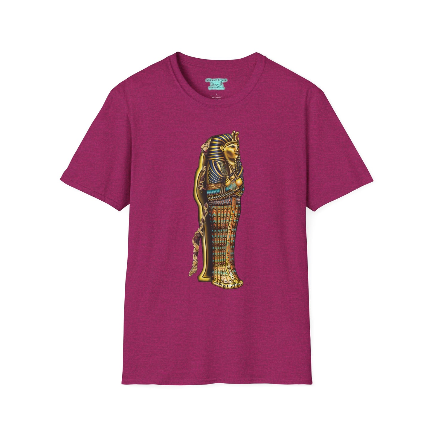 Egyptian Mummy Graphic T-Shirt, Unisex Sarcophagus Tee, Horror Movie Shirt