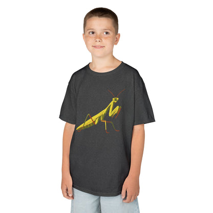 Kids Praying Mantis T-Shirt, Insect Graphic Tee, Children’s Unisex Short Sleeve