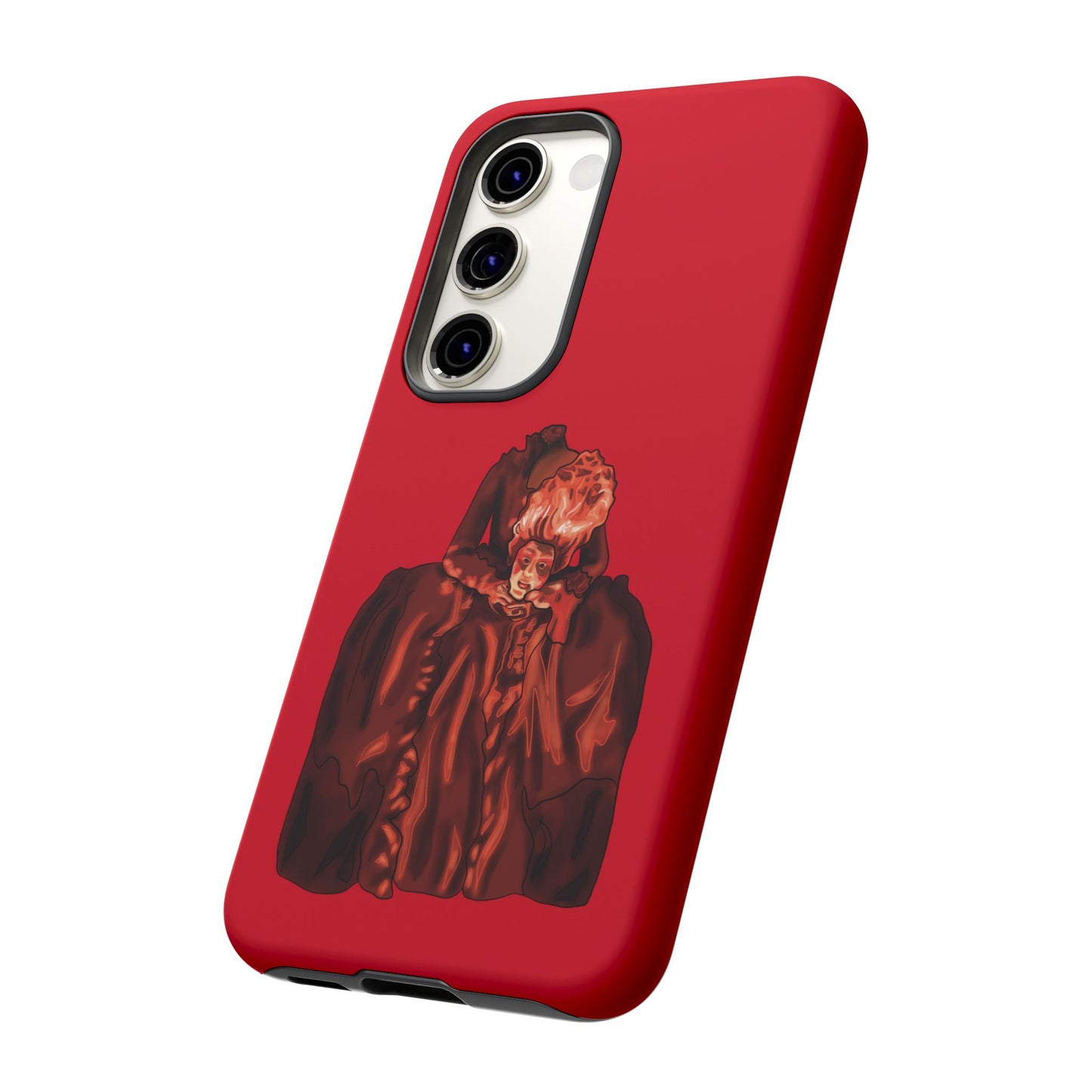 Marie Antoinette Phone Case, Red Gothic Protective Case for iPhone, Google Pixel, Samsung Galaxy