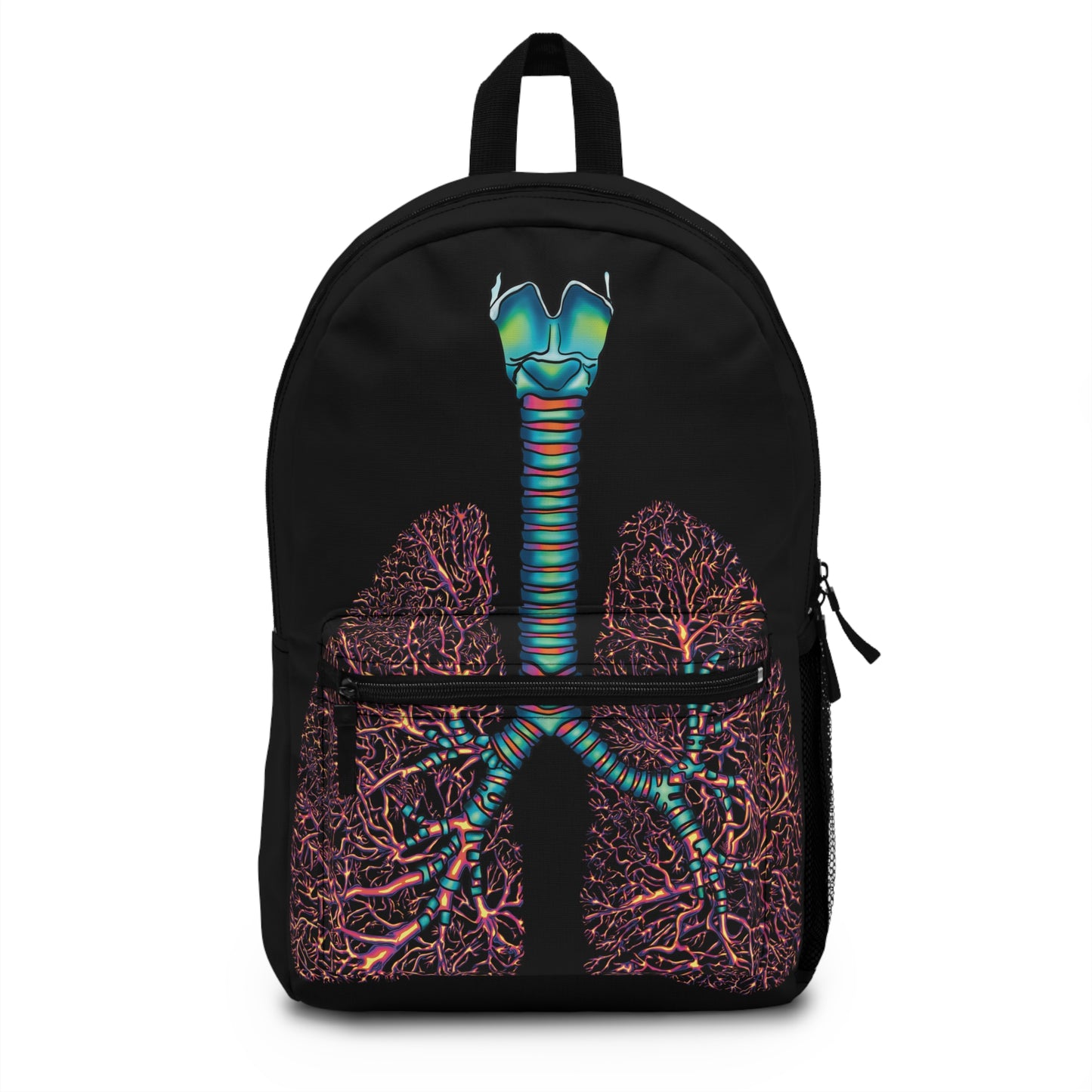 Anatomical Lungs Backpack, Black Anatomy Backpack, Pulmonary Gift, Respiratory System