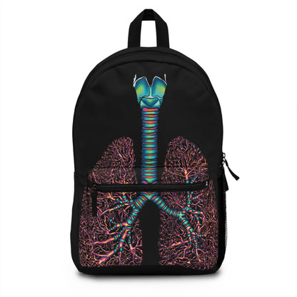 Anatomical Lungs Backpack, Black Anatomy Backpack, Pulmonary Gift, Respiratory System
