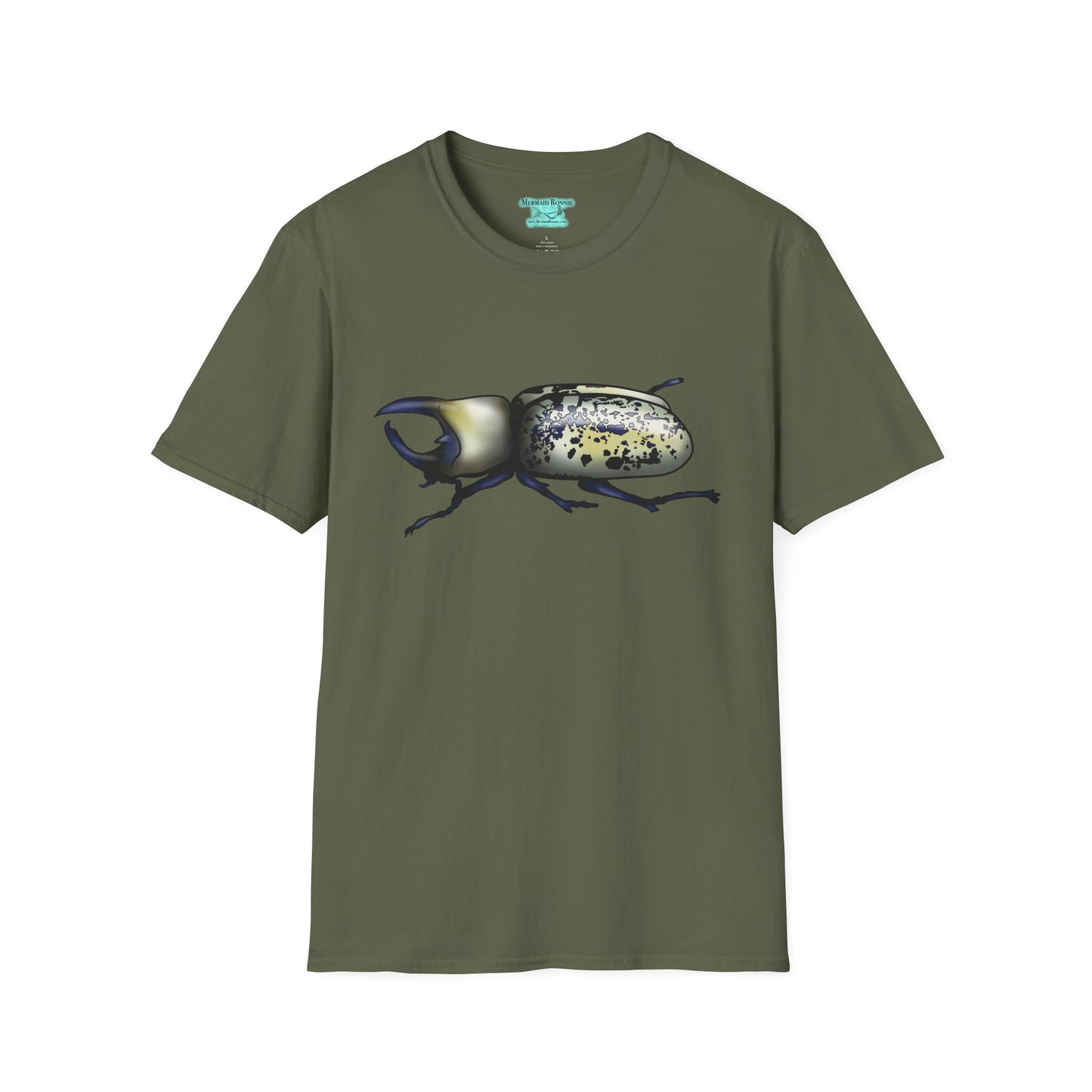 Hercules Beetle T-Shirt, Insect Graphic Tee, Unisex Bug Shirt, Eastern Hercules Beetle Illustration, Entomology Shirt