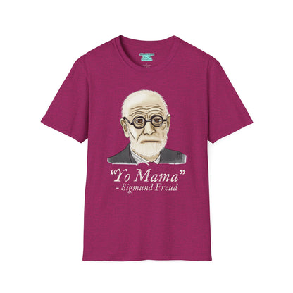 Funny Psychology T-Shirt, Sigmund Freud Graphic Tee, Yo Mama Joke, Unisex Short Sleeve