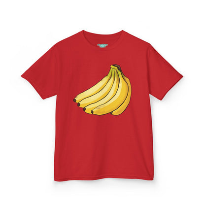Kids Banana T-Shirt, Bunch of Bananas Graphic Tee, Unisex Short Sleeve