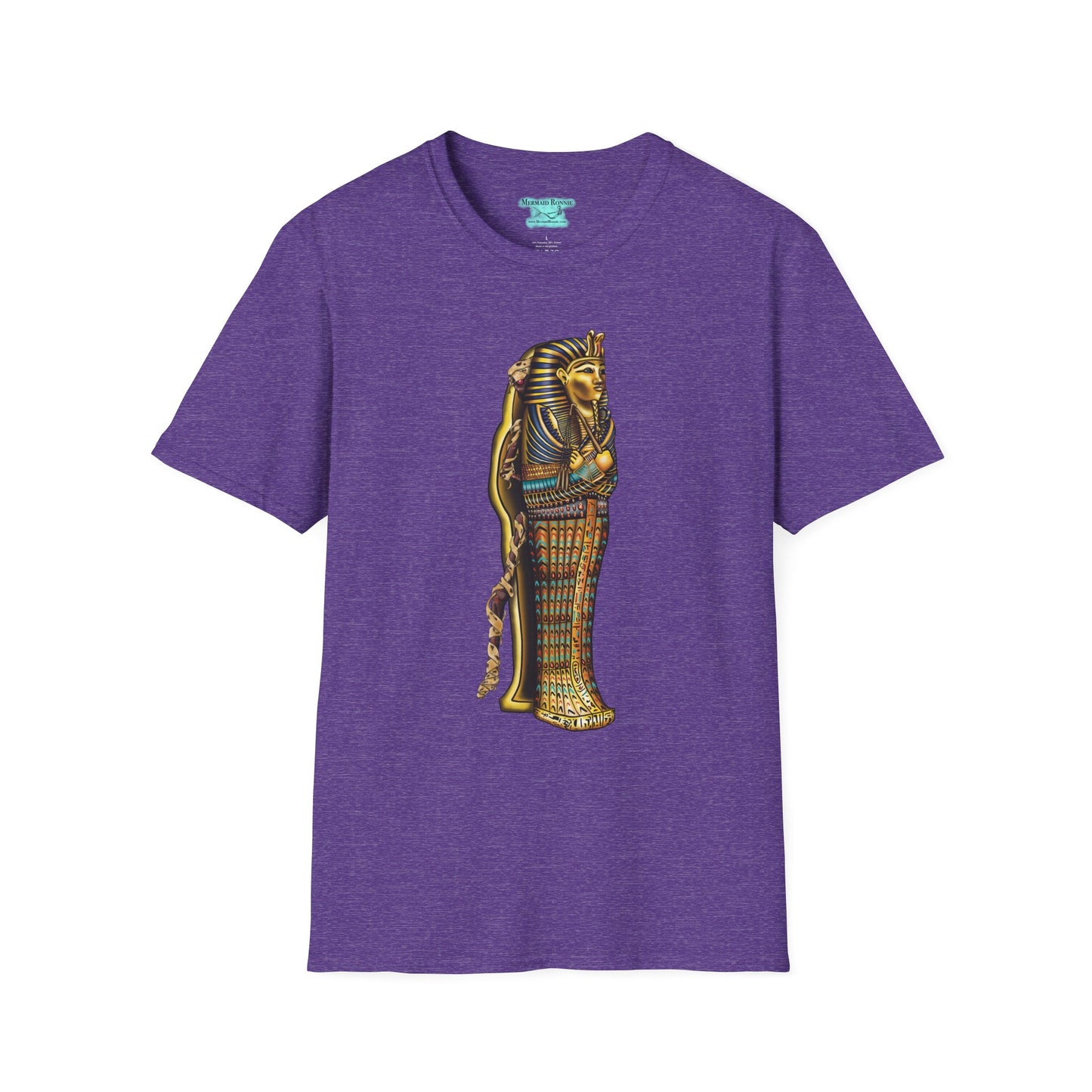 Egyptian Mummy Graphic T-Shirt, Unisex Sarcophagus Tee, Horror Movie Shirt