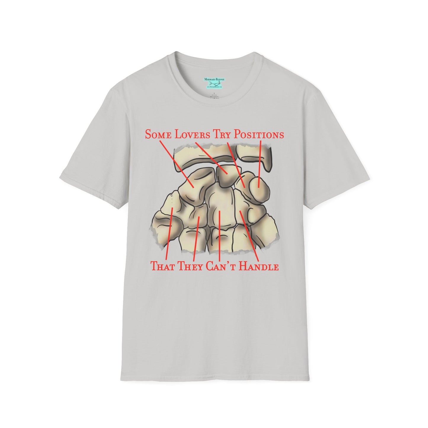 Funny Anatomy T-Shirt, Carpal Bones Mnemonic Graphic Tee, Some Lovers Try Positions That They Can’t Handle
