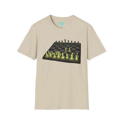 Chess T-Shirt, Queen’s Gambit Opening Position, Unisex Short Sleeve Tee