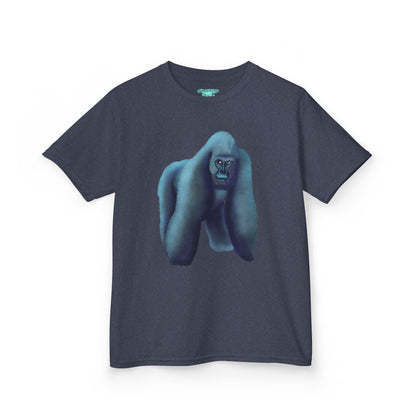 Kids Gorilla Graphic T-Shirt, Silverback Gorilla Shirt, Wildlife Unisex Short Sleeve Tee