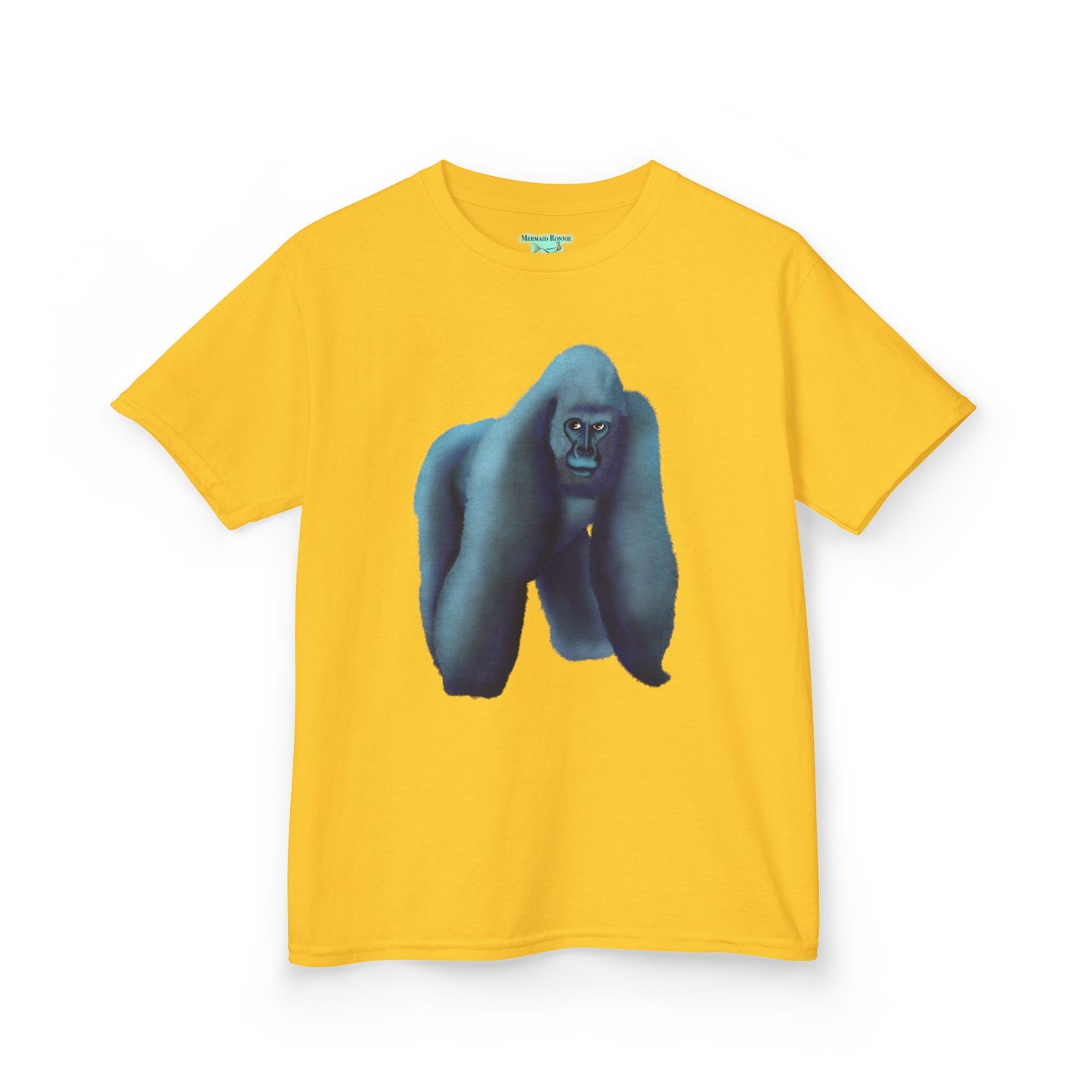 Kids Gorilla Graphic T-Shirt, Silverback Gorilla Shirt, Wildlife Unisex Short Sleeve Tee