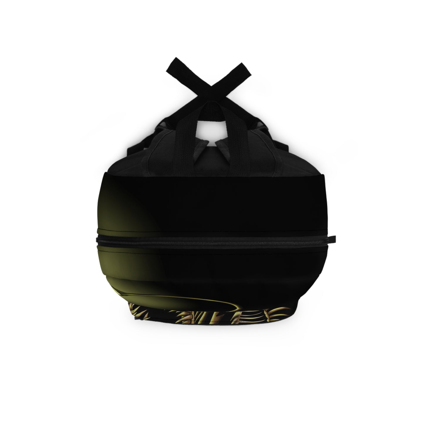 Angler Fish Backpack, Black Canvas Backpack, Deep Sea Predator, Fish Skeleton Book Bag, Marine Biology Bag