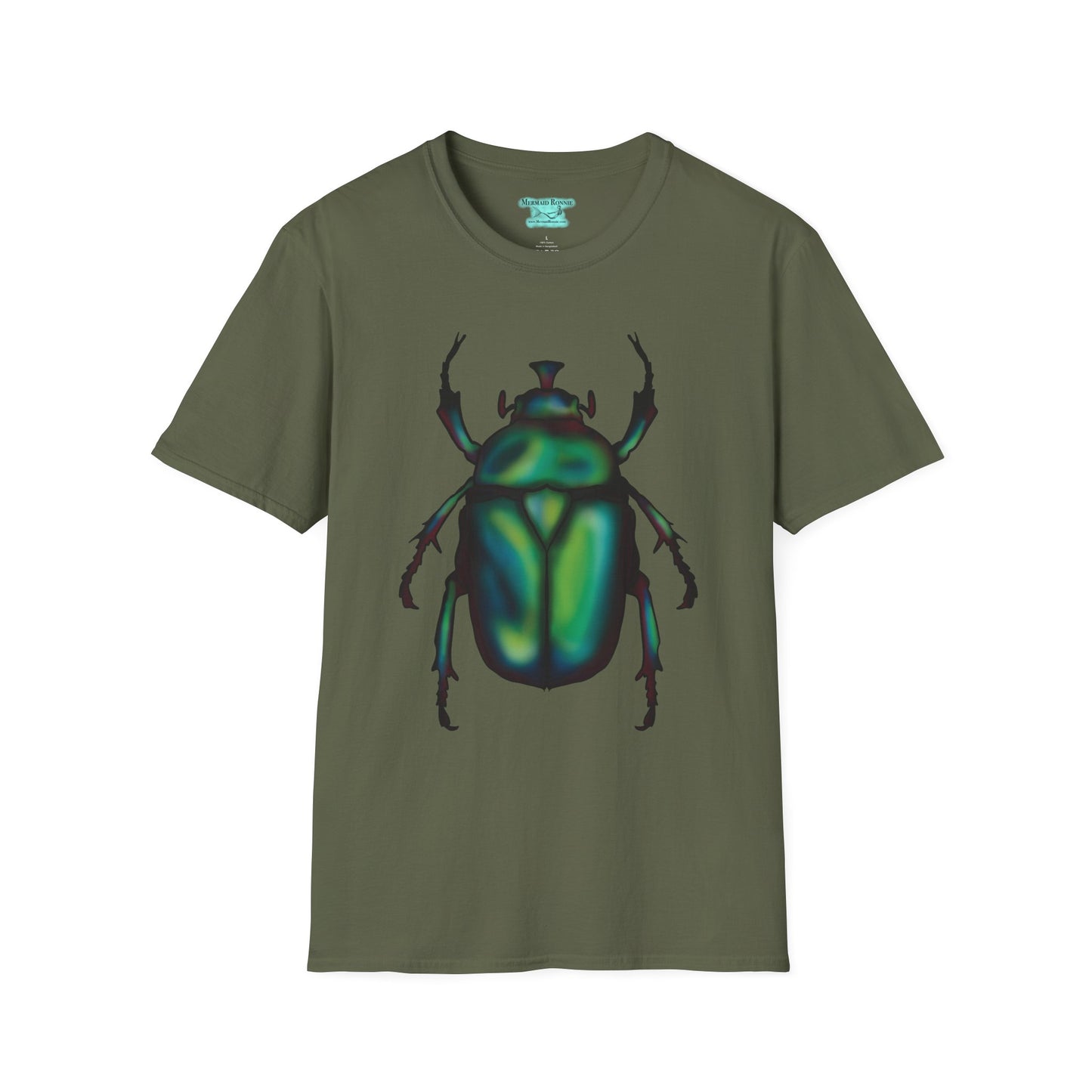 June Bug T-Shirt, Green Chafer Beetle Tee, Unisex Insect Shirt