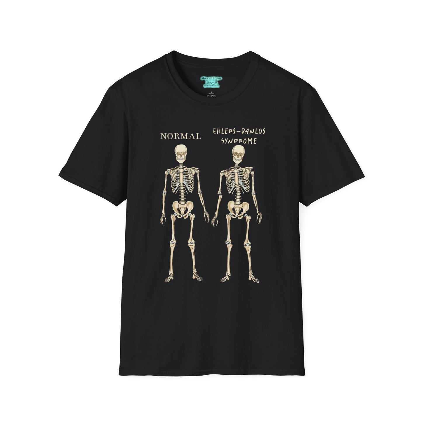 Ehlers-Danlos Syndrome Awareness T-Shirt, EDS Unisex Short Sleeve Graphic Tee, Zebra Gift