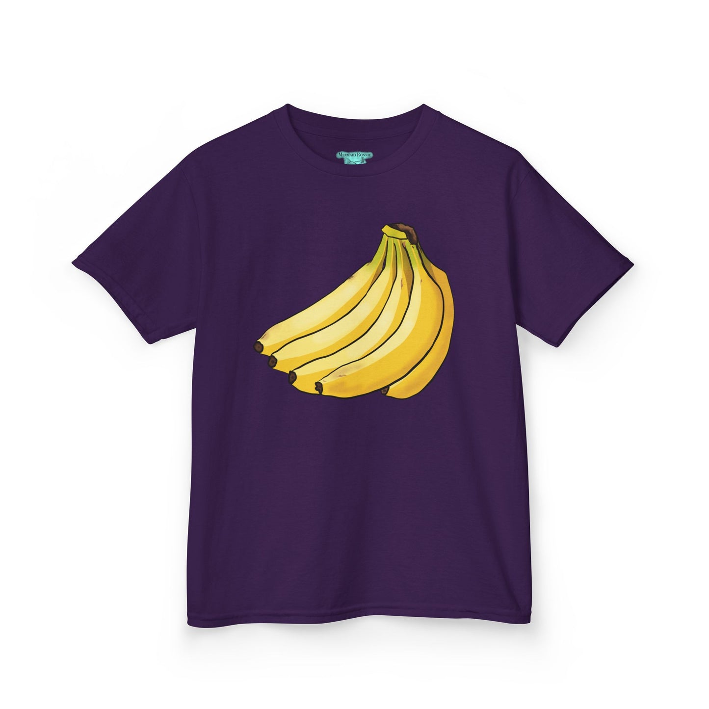 Kids Banana T-Shirt, Bunch of Bananas Graphic Tee, Unisex Short Sleeve