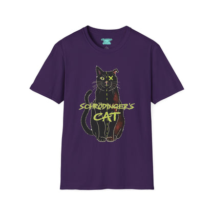 Schrodinger's Cat Graphic T-Shirt, Physics Unisex Short Sleeve Tee