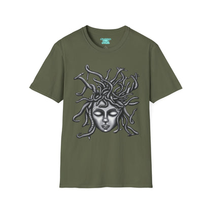 Medusa Graphic T-Shirt, Greek Mythology Tee, Unisex Gorgon Shirt