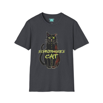 Schrodinger's Cat Graphic T-Shirt, Physics Unisex Short Sleeve Tee