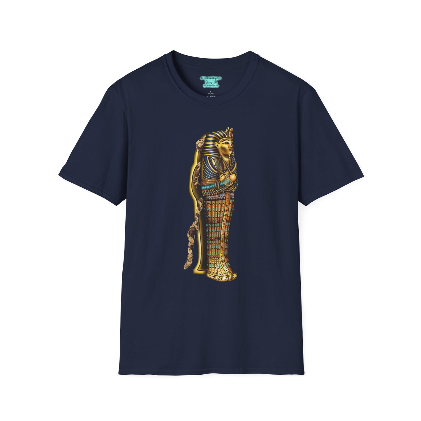 Egyptian Mummy Graphic T-Shirt, Unisex Sarcophagus Tee, Horror Movie Shirt